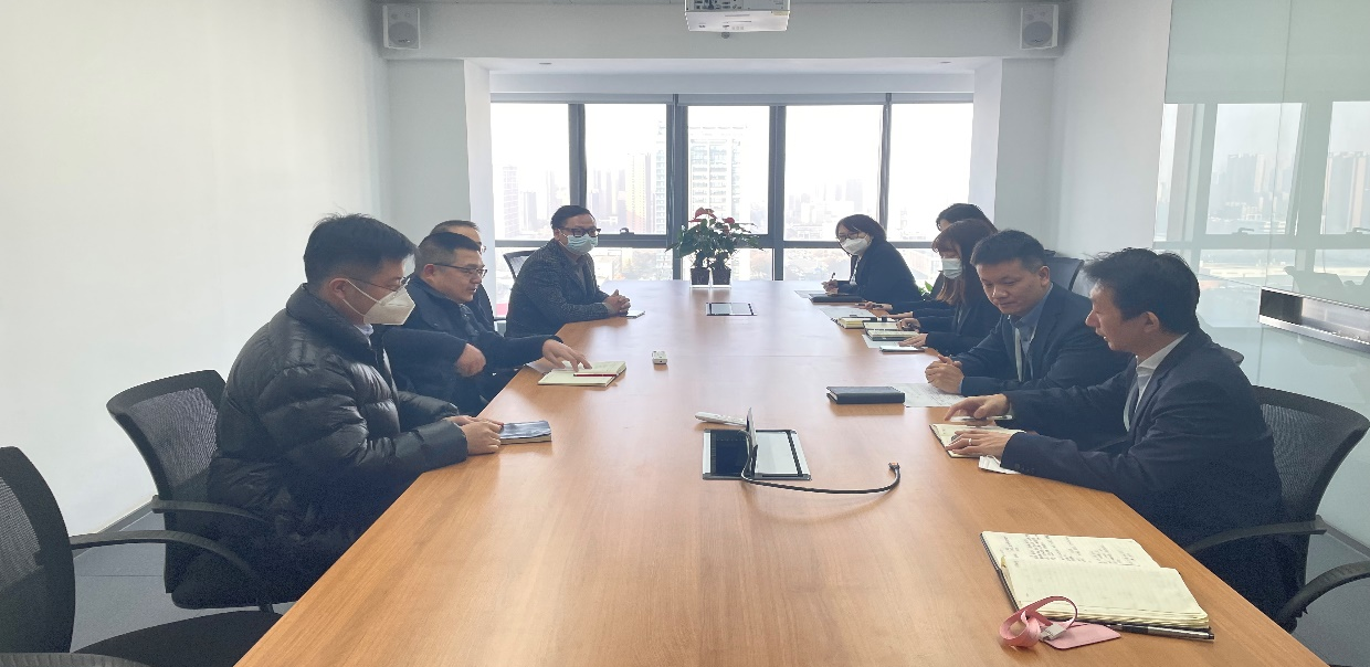 長安財通與陜西金融資產(chǎn)管理股份有限公司、融創(chuàng)西北公司座談交流